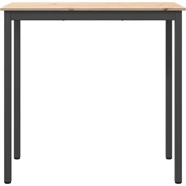 vidaXL Bartisch Natur 110 x 55 x 105 cm Braun