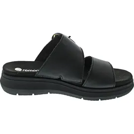 remonte Pantolette Wechselfußbett für Damen, Schwarz Größe 38