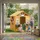 aiyaplay Spielhaus mit Tür und Fenster 134,5 x 97 x 150 cm Braun