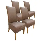 soma Stuhl Stühle Esszimmer 4er Set Polsterstuhl Rattanstuhl Sidney Polster Lede, Dekoartikel Geschenke Deko bunt