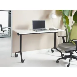 Beliani Zusammenklappbarer Schreibtisch CAVI 120 x 60 cm Weiß