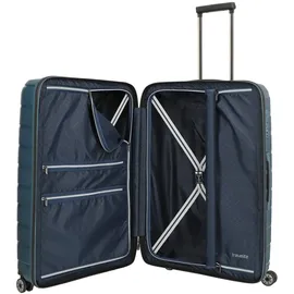 Travelite Air Base 4-Rollen 77 cm / 105 l eisblau