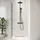 Badplaats Essos Walk-In-Dusche 40 x 200 cm Schwarz
