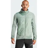 Adidas Terrex Multi Hybrid Insulated Kapuzenjacke Silver Green L