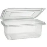 Papstar Starpak Verpackungsbecher mit Klappdeckeln, PP rechteckig