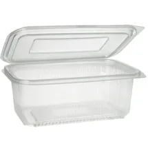 Papstar Starpak Verpackungsbecher mit Klappdeckeln, PP rechteckig