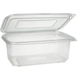 Papstar Starpak Verpackungsbecher mit Klappdeckeln, PP rechteckig