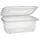 Papstar Starpak Verpackungsbecher mit Klappdeckeln, PP rechteckig