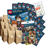 Bundle mit Lego Harry Potter - Reise in die Zauberwelt - Sammelsticker-Adventskalender 2023-24 Überraschungen mit Zusatz + Exklusive Collect-it Hüllen