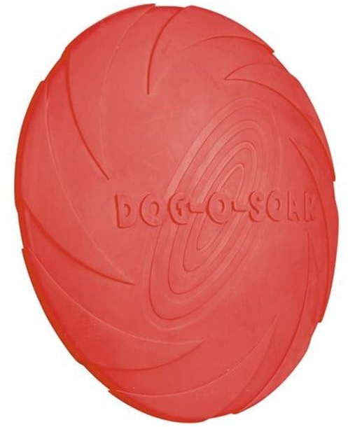 Dog Disc floatable natural rubber ø 22 cm - Assorted