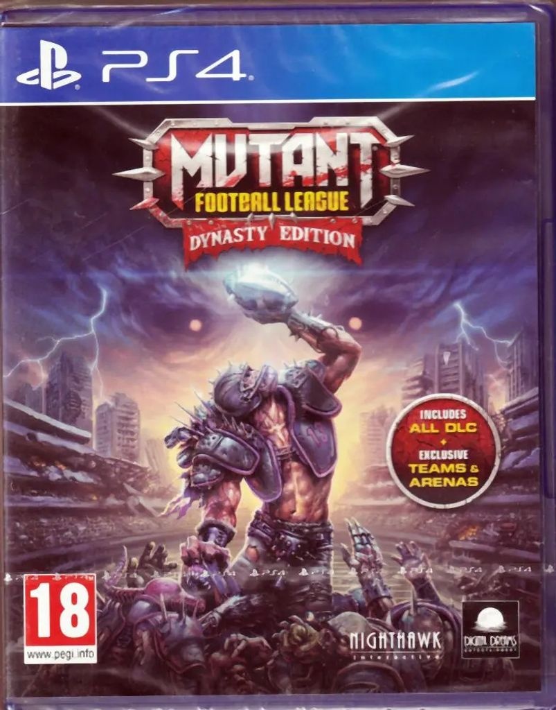 Nighthawk Interactive Mutant Football League - Dynasty Edition, PlayStation 4, M (Reif)