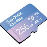 SanDisk Creator MicroSDXC-Karte - 256 GB mit SD-Adapter