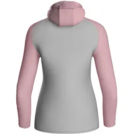 Jako Damen Kapuzenjacke Iconic Soft grey/dusky pink/anthra Light 34