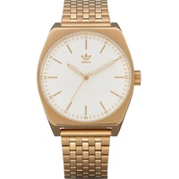 Adidas Uhr analog Z02-2914 M1 Process Armbanduhr gold weiß Edelstahl wasserdicht