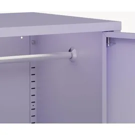 [en.casa] Kleiderschrank Esteli 80 x 170 x 45 cm Hellviolett