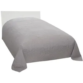 OTTO home Amanda Bettüberwurf 140 x 210 cm Grau/Rosa