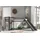 Vipack Halbhochbett Pino 90 x 200 cm Kiefer massiv grau lackiert