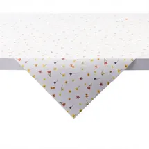 Sovie Horeca Tischdecke Einweg floral 80 x 80 cm Weiß