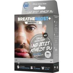 Breatheboost+ Invisible Nasenpflaster Transparent