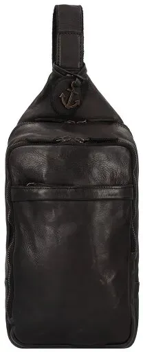 Harbour 2nd Phoenix Umhängetasche Leder 33 cm dark ash