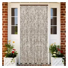 vidaXL Insektenschutz-Vorhang 56 x 185 cm Grau
