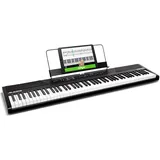 Alesis Recital - E Piano 88 Tasten für Einsteiger mit Halbgewichteten Volle Größe Klavier, Lautsprechern, Fünf Premium-Stimmen, Kopfhörerausgang, Klavier Lektionen-Abo