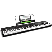 Alesis Recital - E Piano 88 Tasten für Einsteiger mit Halbgewichteten Volle Größe Klavier, Lautsprechern, Fünf Premium-Stimmen, Kopfhörerausgang, Klavier Lektionen-Abo