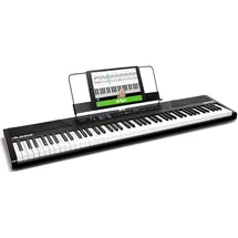 Alesis Recital - E Piano 88 Tasten für Einsteiger mit Halbgewichteten Volle Größe Klavier, Lautsprechern, Fünf Premium-Stimmen, Kopfhörerausgang, Klavier Lektionen-Abo