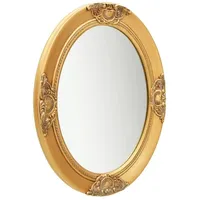 Furnicato Wandspiegel im Barock-Stil 50x60 cm Golden (1-St) goldfarben