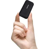 hganus Powerbank 10000mAh Mini Kompakte Externer Akku Power Bank Klein Aber Stark mit Micro + USB C Handy Ladegerät Leicht Compact Externer Batterie