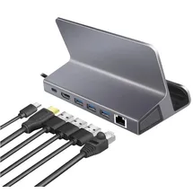 Logilink Dockingstation UA0408 Gen1 6-Port USB-C