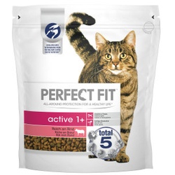 Perfect Fit Active 1+ mit Rind Katzenfutter 2 x 1,4 kg