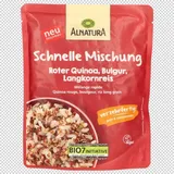 Alnatura Schnelle Mischung Roter Quinoa, Bulgur, Langkornreis, 250 g