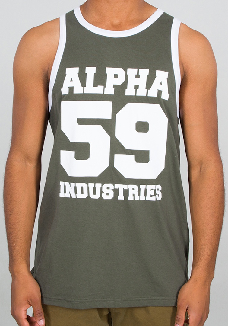 Alpha Industries 59 Tanktop, groen, S