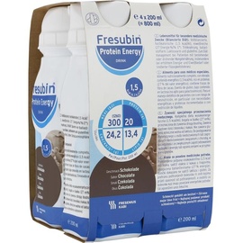Fresenius Kabi Deutschland GmbH FRESUBIN Protein Energy Drink Schokolade Trinkflaschen 4x200 ml