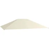 Ersatzdach Pavillon Pavillon-baldachin Wetterbeständige Ersatzplane Bâche De Remplacement 397x297 Cm Creme