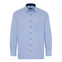 Eterna Langarmhemd Blau 45