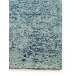 benuta Pop Flachgewebeteppich Tosca - Blau 195x285 cm - Kunstfaser - Rechteckig & im Style: Vintage, Orient Style - Pflegeleicht für Wohnzimmer Schlafzimmer