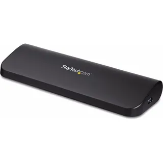 Startech Usb3sdockhdv (USB-B, 1 Ports), Dockingstation + USB Hub, Schwarz