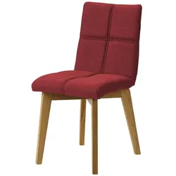 Woodford Esszimmerstuhl mit Steppung Anni ¦ rot ¦ Maße (cm): B: 44 H: 85 T: 59.0
