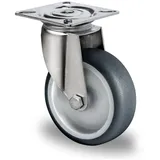 CASCOO Lenkrolle ø 75 mm Serie P2T2 Gleitlager Edelstahl