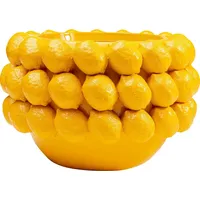 Kare DESIGN Blumentopf Lemon Juice 54727 Stein, Marmor, Granit