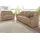 sit&more Polstergarnitur 2-Sitzer + 3-Sitzer Mikrofaser  braun