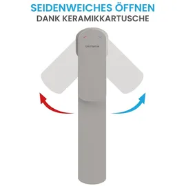 Bächlein Mizarela Einhandmischer Edelstahl gebürstet