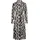 White Label Blusenkleid Maxi Schwarz/Weiß 40