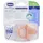 Chicco PhysioForma Luxe Silikon Schnuller, 6-16M, Grau-Orange, 2 Stück, weich und sanft, unterstützt die physiologische Atmung und fördert die richtige Entwicklung des Mundes, Kinder
