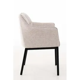 CLP Loungesessel OCTAVIA Stoffbezug weiß