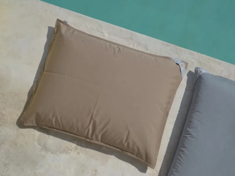 chillisy Pool Sitzsack Mallorca Junior 130 x 100 cm,Farbe: Holzoptik