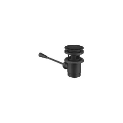 Dornbracht Ablaufgarnitur 10300970-33 1 1/4", Länge Kniehebel 185mm, schwarz matt