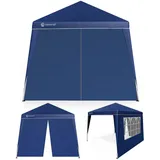 CASARIA Faltpavillon 3 x 3 m inkl. 2 Seitenteile Blau